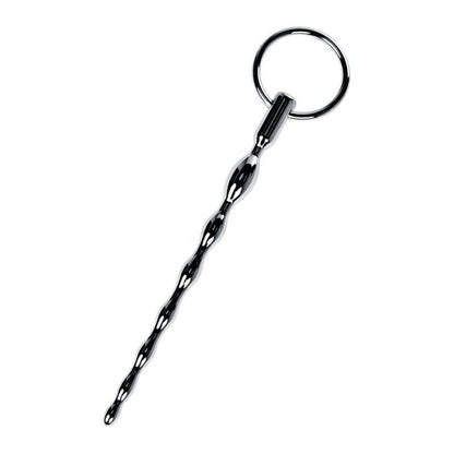 Silver Metal Braided Urethral Plug w Replaceable Ring-717319
