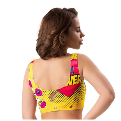 Comics Insta Crop Top-ICT1-S