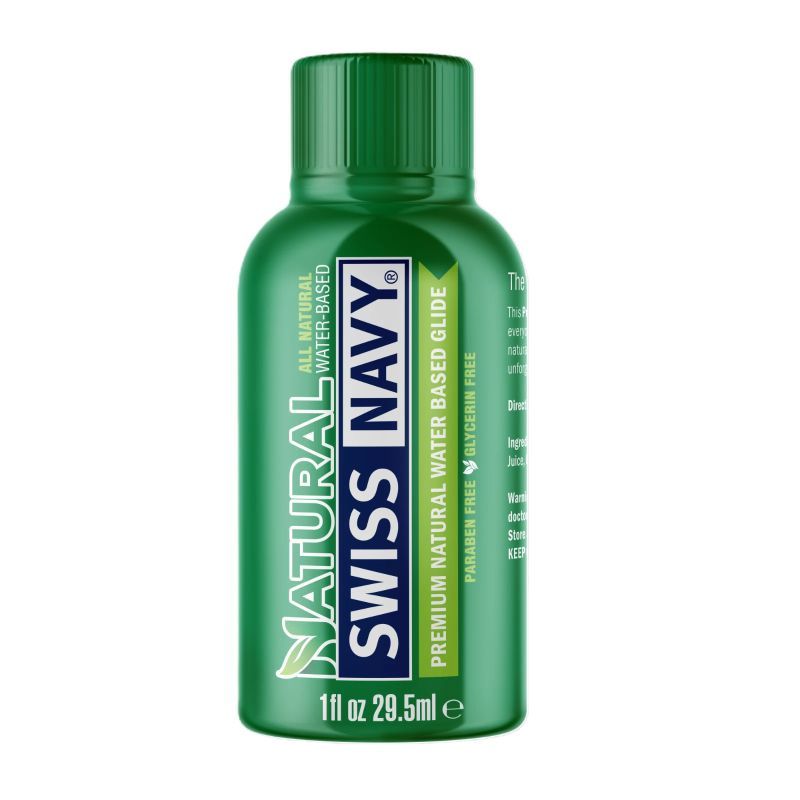 Swiss Navy Naked All Natural Water Based Lubricant 1oz/29ml-SNNKD1