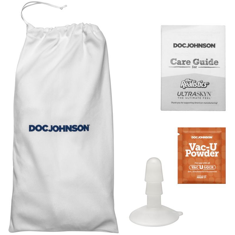 Codey Steele 8in Ultraskyn Cock w Removable Vac-U-Lock Suction Cup Vanilla-8160-34-BX