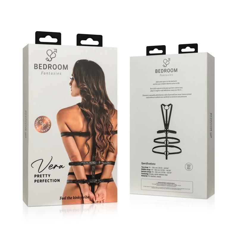 Vera Bondage Harness Black-BF026BLK