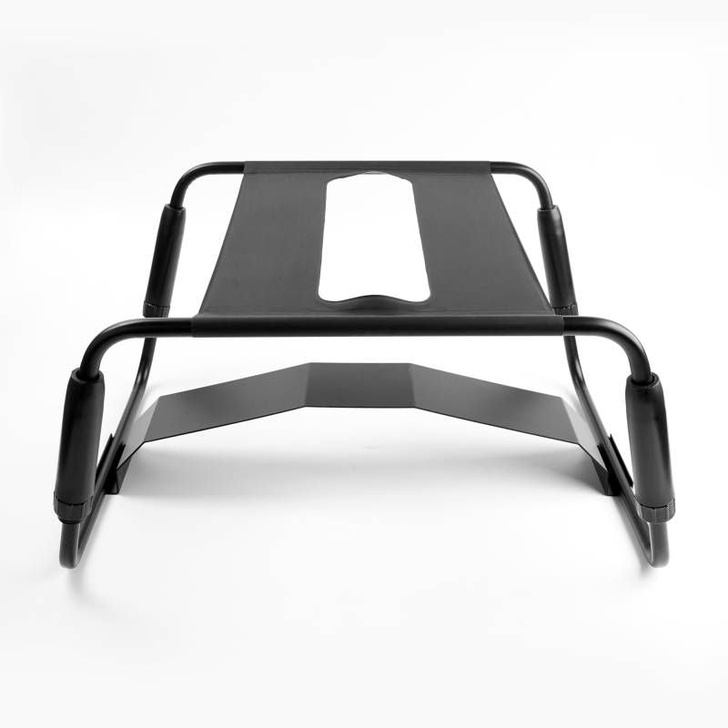 Sex Chair Adjustable Height Black w Arch Bridge Dildo Attachment-YDA-016TZ-BLK