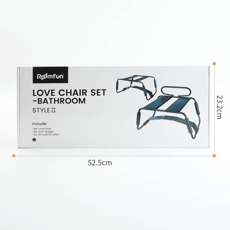 Sex Chair Adjustable Height Black w Arch Bridge Dildo Attachment-YDA-016TZ-BLK