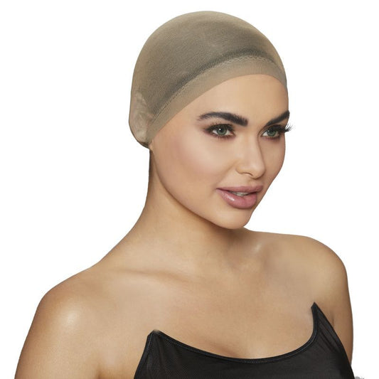 Dreamgirl Wig Cap Nude 2 Pc-11541-NUD-O/S