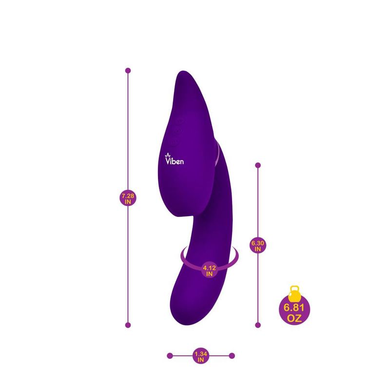 Symphony 21 Mode Swivel Suction Head Triple Motor Vibrator-VB-75009