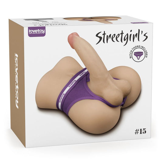 Streetgirls #15 Male Butt with Bendable Dildo and Balls Steven-LV352072