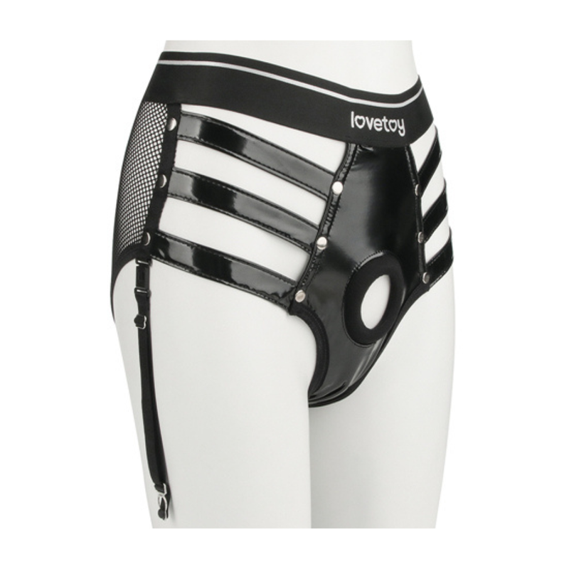 Rebellion Reign Iconic Harness Strap on Set M/L-LV781001B