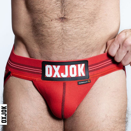 Oxballs Slingjock Upthrust Slider-Strap Jock Red Hot-JOK-1000-RED-L