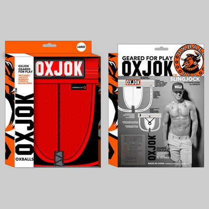 Oxballs Slingjock Upthrust Slider-Strap Jock Red Hot