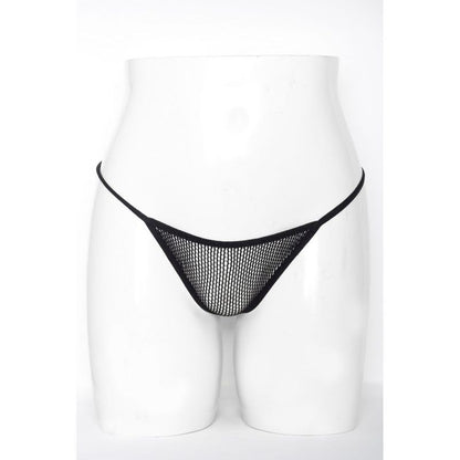 Mesh Net G-String Black
