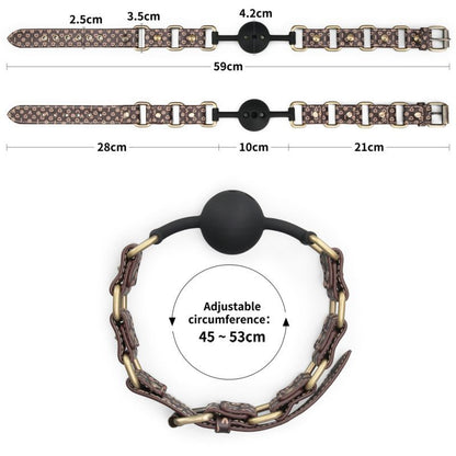 Rebellion Reign Ball Gag-LV761203