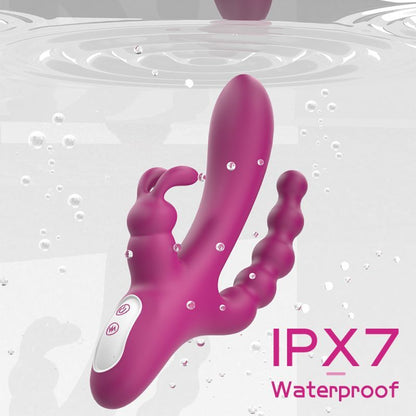 Joker Triple Ecstasy Vibrator-SHD-S491