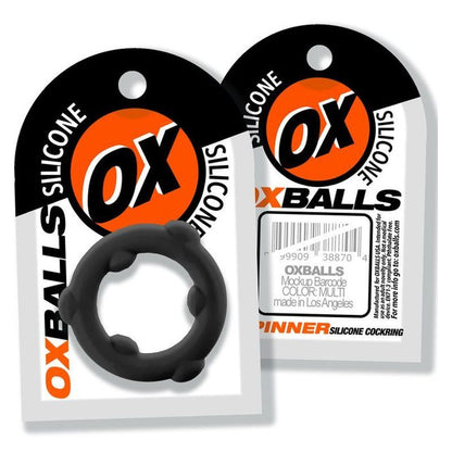 Spinner Silicone Ring Black
