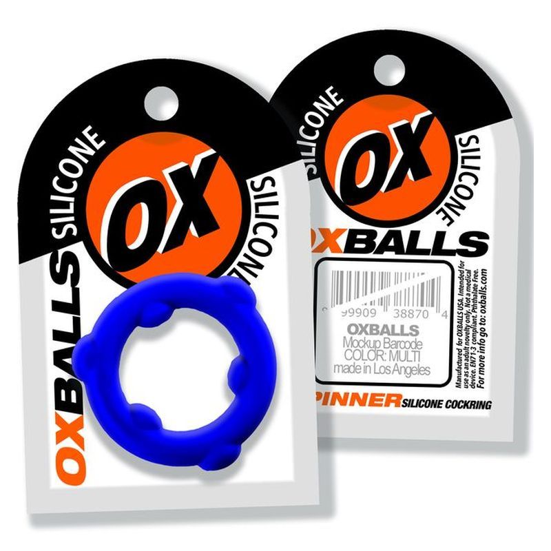 Spinner Silicone Ring Blue-OX-3202-GCR