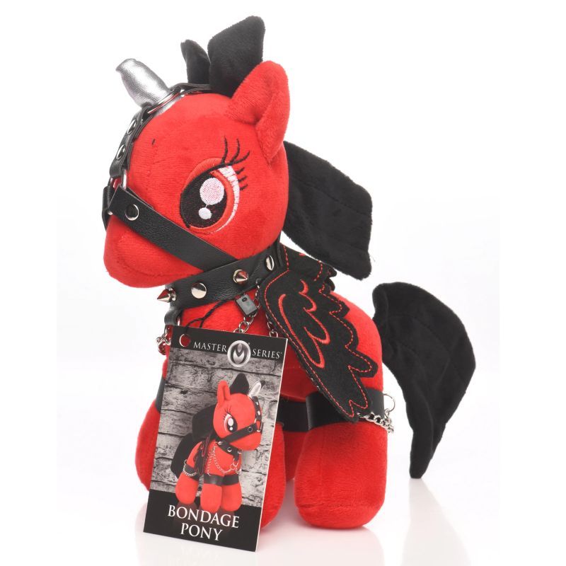 Scarlet Chainheart Bondage Pony-AH821-RED