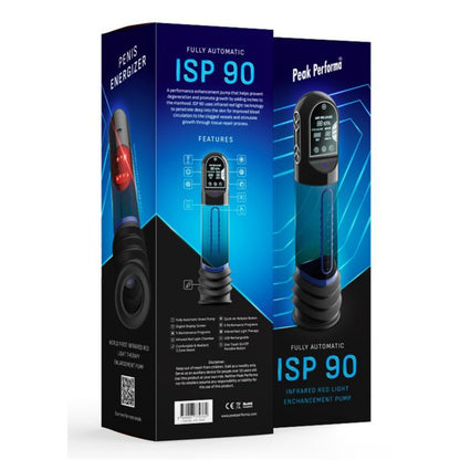 ISP90 Curve Infrared Automatic Penis Pump Blue-PPP9991-BLU