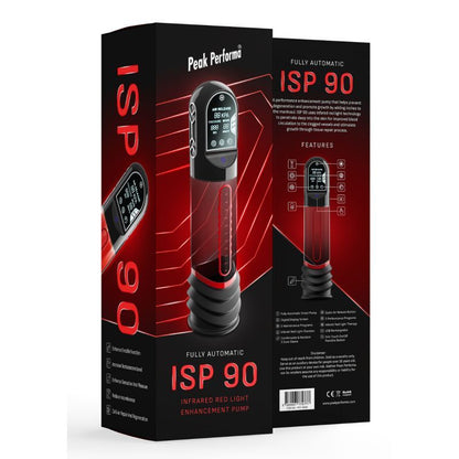 ISP90 Curve Infrared Automatic Penis Pump Red-PPP9990-RED