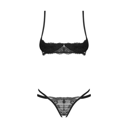Nutris 2 Pc Crotchless Bra Panty Set
