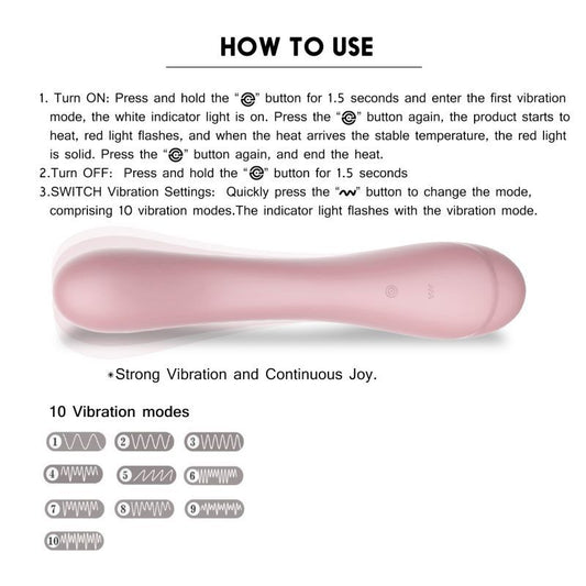 Maya Curve Silicone Vibrator Pink