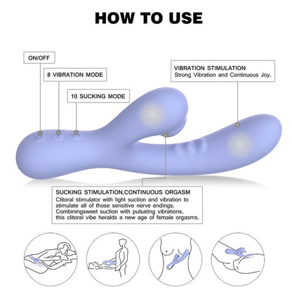 Jena G Spot Rabbit Vibrator-SXE-0546