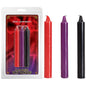 Japanese Drip Candles - Coloured - Multi-Coloured 3-Pack-2101-01-CD
