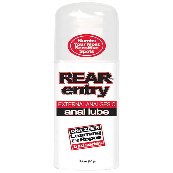 Ona Zees Rear Entry - Desensitising Anal Lubricant - 96 g Bottle-2180-03-BU