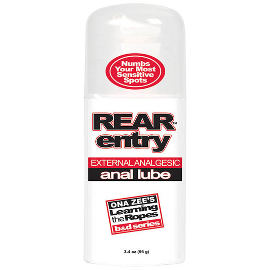 Ona Zees Rear Entry - Desensitising Anal Lubricant - 96 g Bottle-2180-03-BU