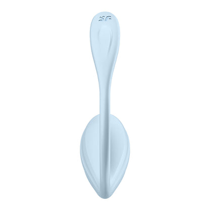 Satisfyer Smooth Petal - Light Blue - Light Blue USB Rechargeable Wearable Stimulator with App Control-4002743