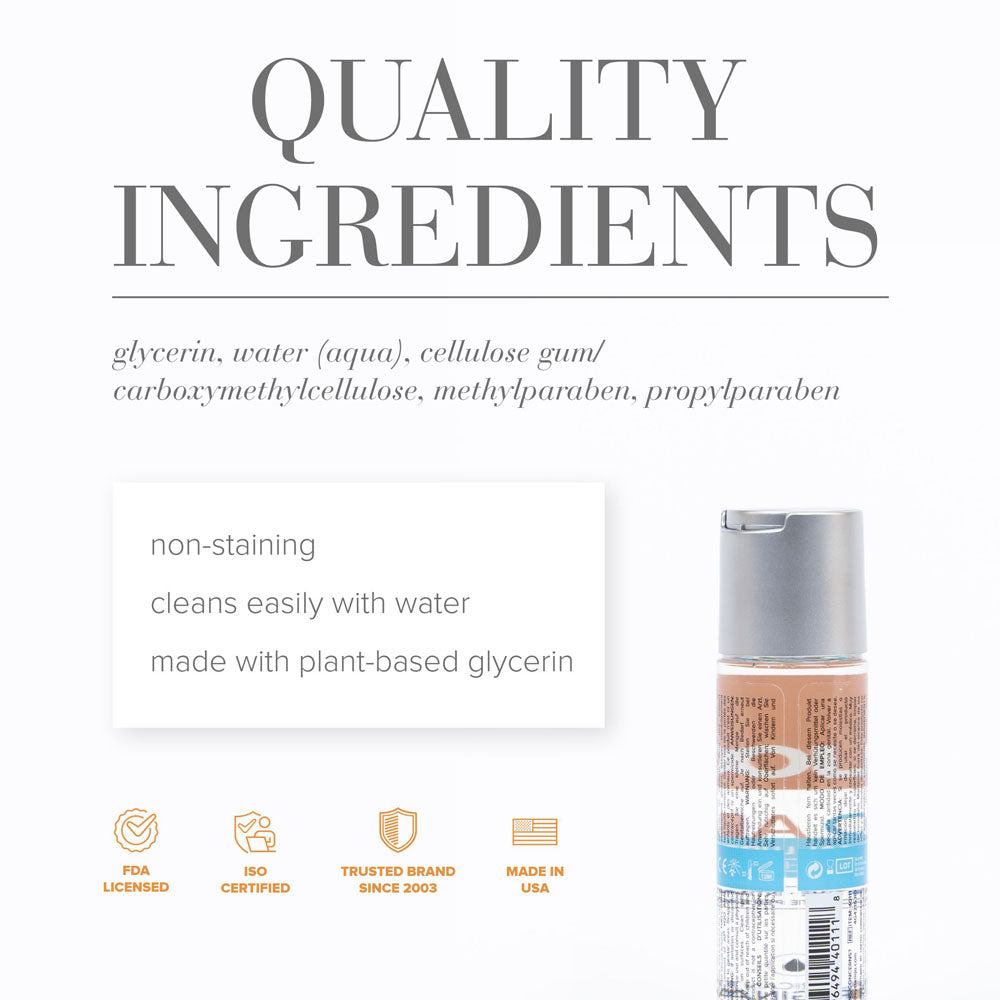 JO H2O Anal Lube - 60 mL - Water Based Anal Lubricant - 60 ml Bottle-40111