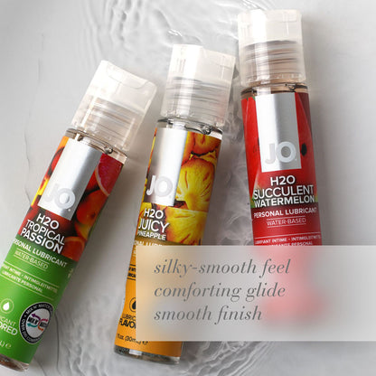 JO H2O Succulent Watermelon Lube - 120 mL - Watermelon Flavoured Water Based Lubricant - 120 ml Bottle-40119
