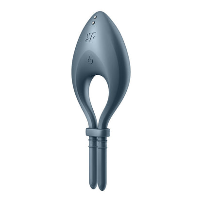 Satisfyer Bullseye - Navy - Navy Vibrating Adjustable Lasso Cock Ring-4018379