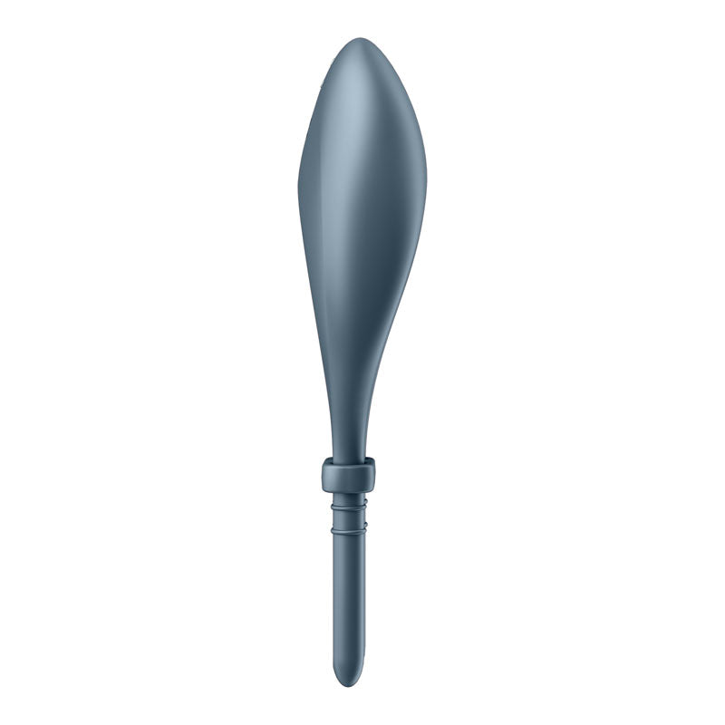 Satisfyer Bullseye - Navy - Navy Vibrating Adjustable Lasso Cock Ring-4018379