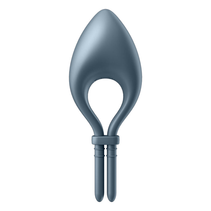 Satisfyer Bullseye - Navy - Navy Vibrating Adjustable Lasso Cock Ring-4018379