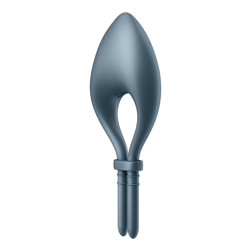 Satisfyer Bullseye - Navy - Navy Vibrating Adjustable Lasso Cock Ring-4018379