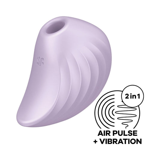 Satisfyer Pearl Diver - Violet - Violet USB Rechargeable Air Pulsation Stimulator-4037240
