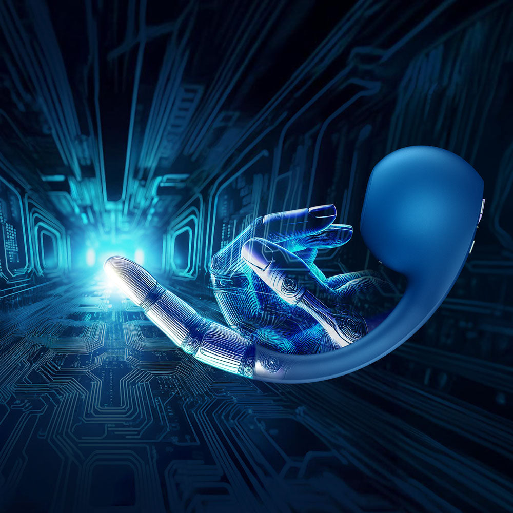 Satisfyer Pro+ Wave 4 - Blue USB Rechargeable Vibrator with Air Pulse Stimulation and App Control-4044163