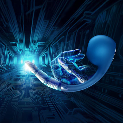 Satisfyer Pro+ Wave 4 - Blue USB Rechargeable Vibrator with Air Pulse Stimulation and App Control-4044163