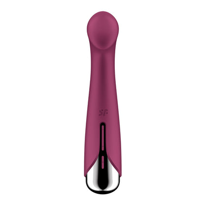 Satisfyer Spinning G-Spot 1 - Red - Red 16.5 cm USB Rechargeable Rotating Vibrator-4048758