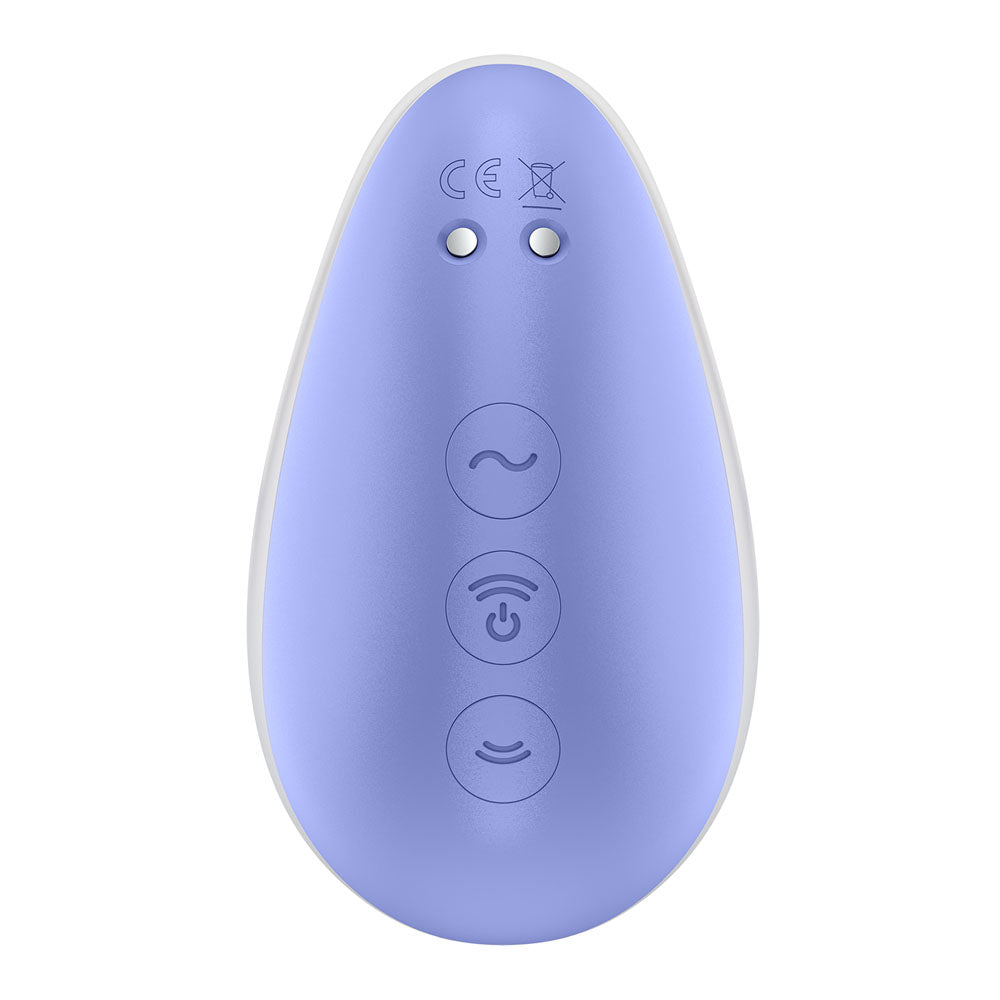 Satisfyer Pixie Dust - Violet/Pink - Violet/Pink USB Rechargeable Vibrating Air Pulse Stimulator-4049731