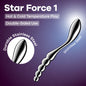 Satisfyer Star Force 1 - Chrome Steel 21 cm Dildo-4066950