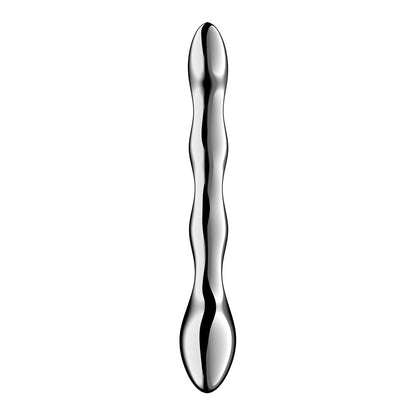 Satisfyer Cosmic Crest 2 - Chrome Steel 20.5 cm Dildo-4066974