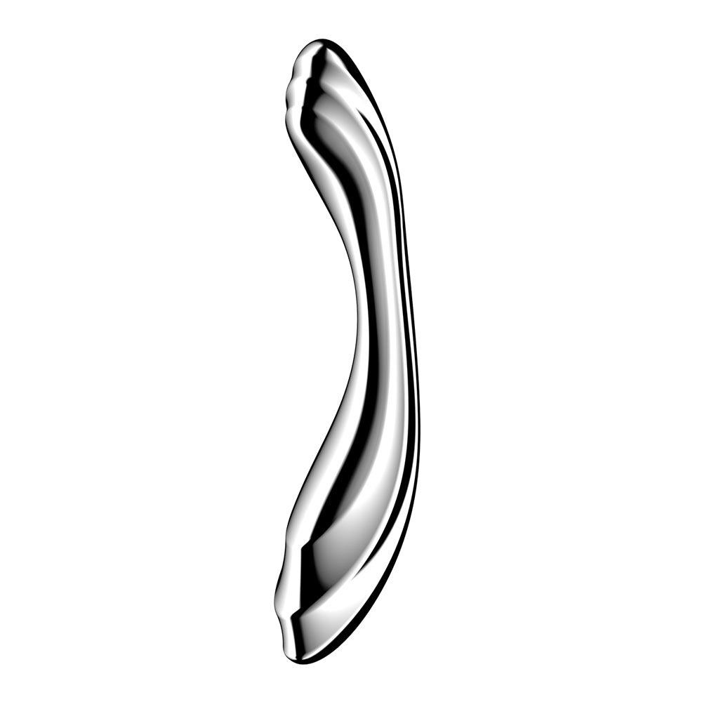 Satisfyer Pure Gravity 2 - Chrome Steel 21 cm Dildo-4067001