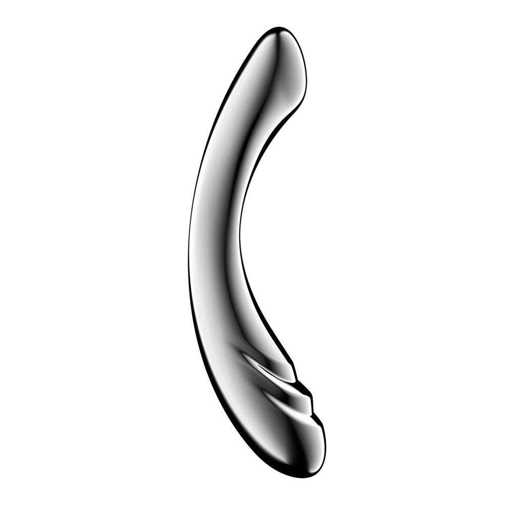 Satisfyer Pure Gravity 3 - Chrome Steel 21 cm Dildo-4067018