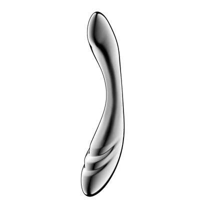 Satisfyer Pure Gravity 3 - Chrome Steel 21 cm Dildo-4067018