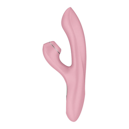 Satisfyer Pro + G-Spot - Pink - Rose Pink 22 cm USB-C Rechargeable Rabbit Vibrator with Touch-Free Clitoral Stimulator - 4082004