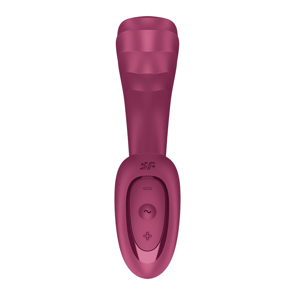 Satisfyer G For Goddess 3 - Wine Red - Wine Red 16 cm USB-C Rechargeable Vibrator with Clit Stim - 4082332