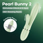 Satisfyer Pearl Bunny 2 - Light Green - Light Green 21.5 cm USB-C Rechargeable Rabbit Vibrator - 4082820