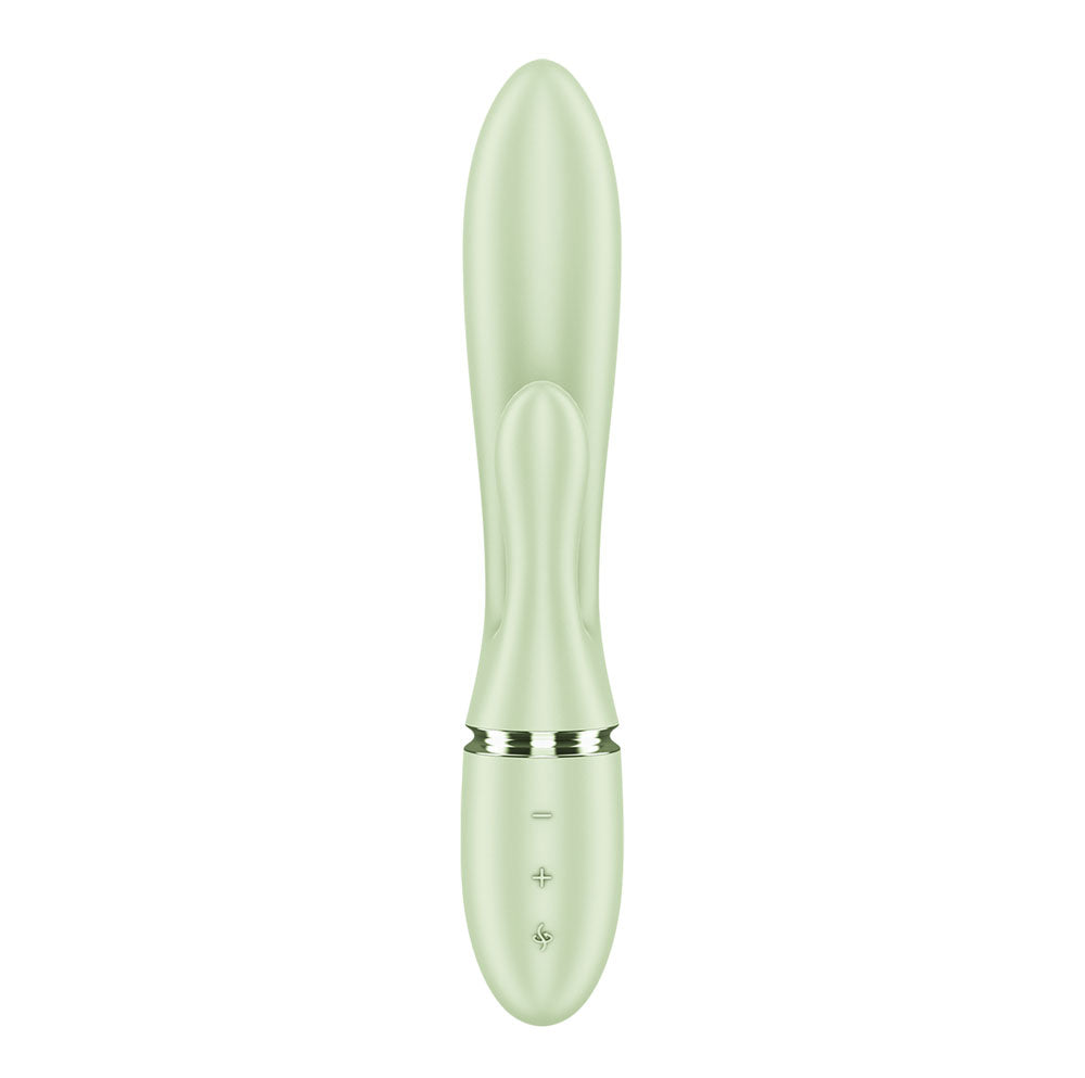 Satisfyer Pearl Bunny 2 - Light Green - Light Green 21.5 cm USB-C Rechargeable Rabbit Vibrator - 4082820
