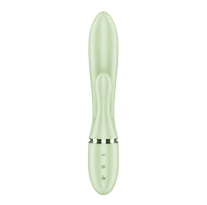 Satisfyer Pearl Bunny 2 - Light Green - Light Green 21.5 cm USB-C Rechargeable Rabbit Vibrator - 4082820