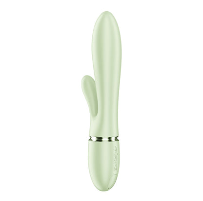Satisfyer Pearl Bunny 2 - Light Green - Light Green 21.5 cm USB-C Rechargeable Rabbit Vibrator - 4082820